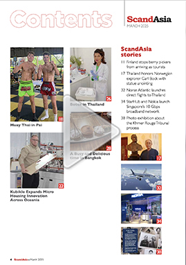 ScandAsia Magazine March 2025 contents