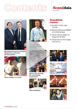 Contents of ScandAsia Magazine June 2025