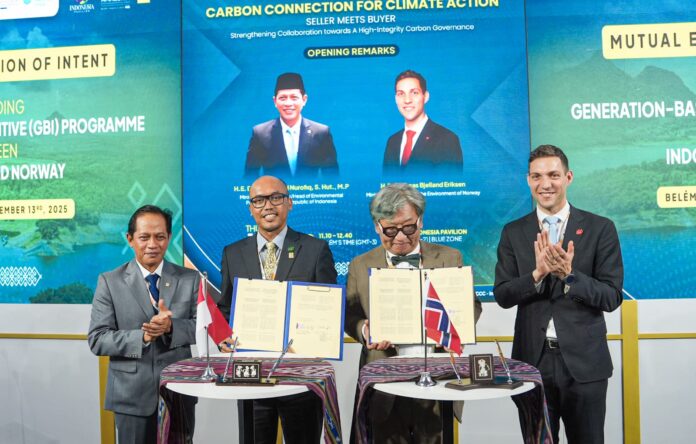 Indonesia and Norway advance Article 6.2 carbon trade framework at COP30