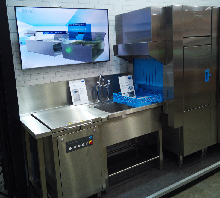A BioMaster food waste solutions machine, from Meiko Green