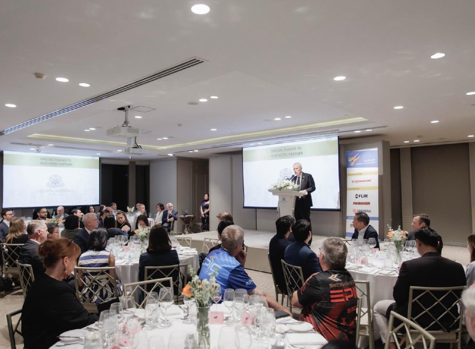 Swedish embassy joins SweCham Members Dinner & Awards Night 2025 in Bangkok
