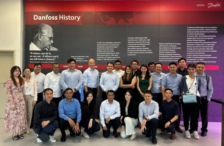 Danfoss Malaysia visits Danfoss APAC’s first Sustainability Technology Center, Singapore