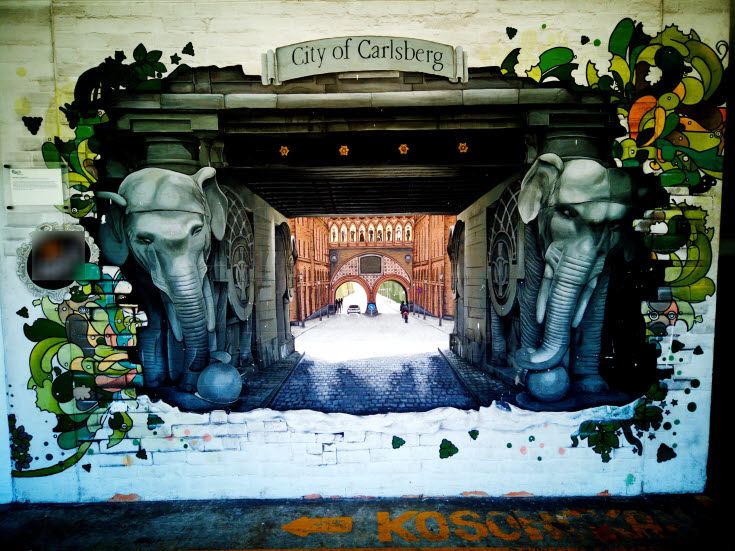 Carlsberg mural at Carlsberg Malaysia plant in Selangor