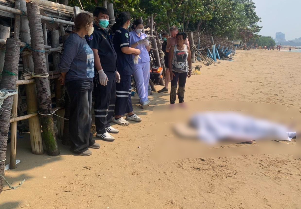 Danish tourist, 79, dies after being found on Pattaya beach