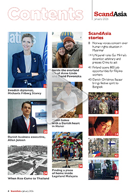 ScandAsia Magazine January 2026 contents