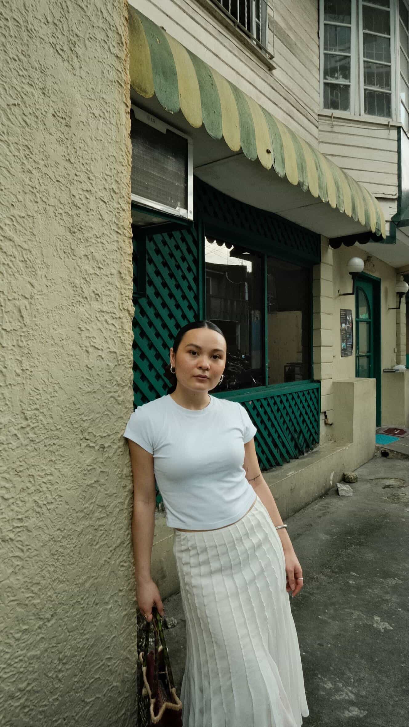 With Filipino roots and a Danish upbringing, Sophia found her path in New York’s green fashion