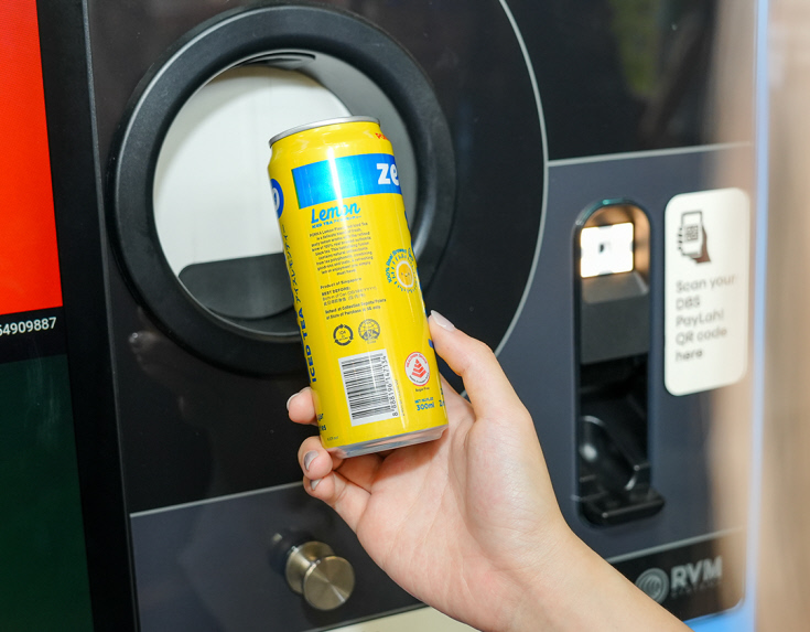 Beverage container deposit mark