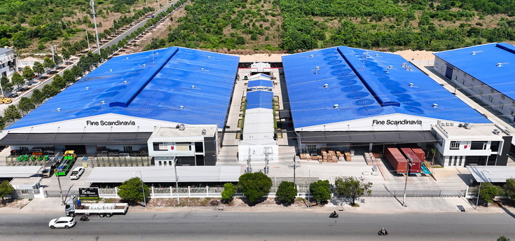 Fine Scandinavia factory aerial