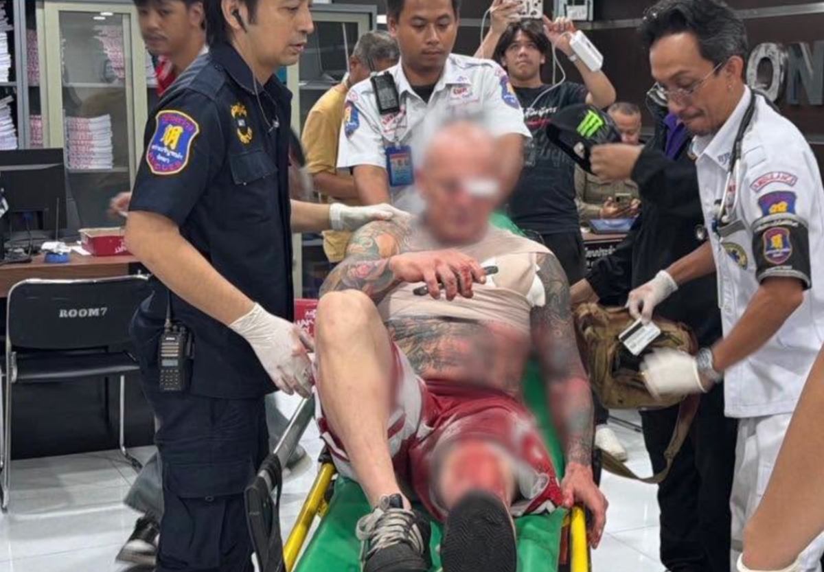 Finnish man stabbed in Pattaya by partner after dispute over 200 baht