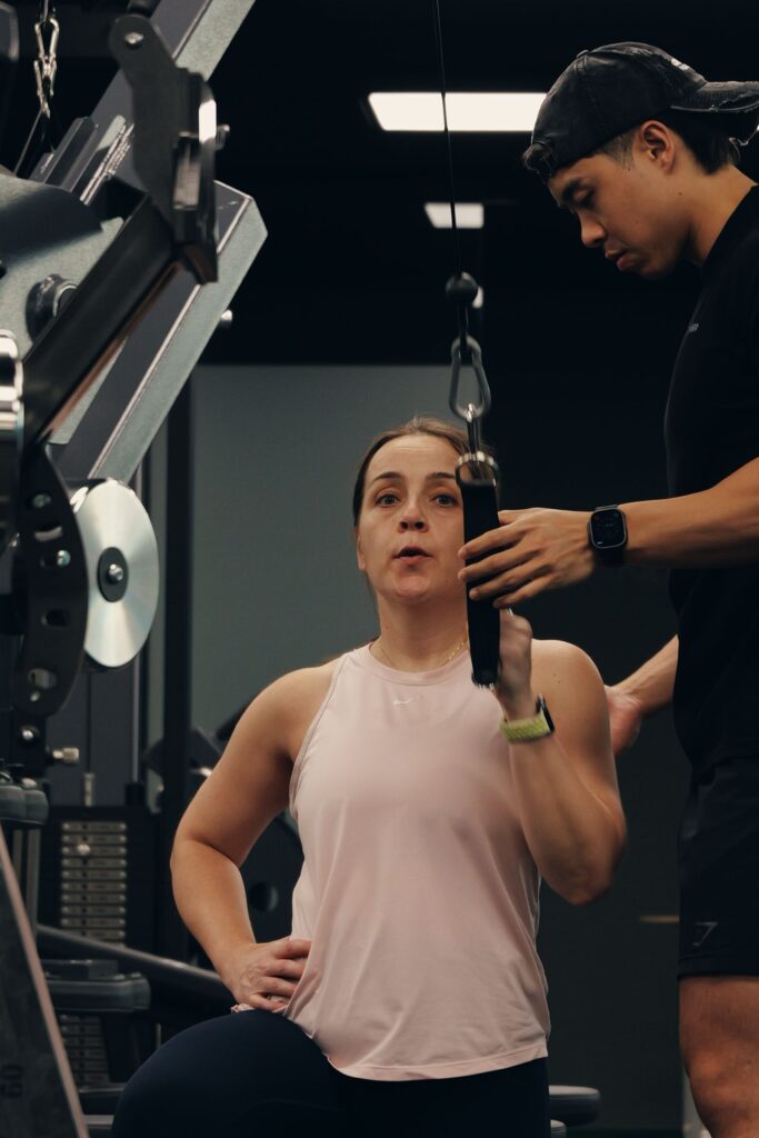 coached personal training session at Catalyst Performance, Singapore CBD