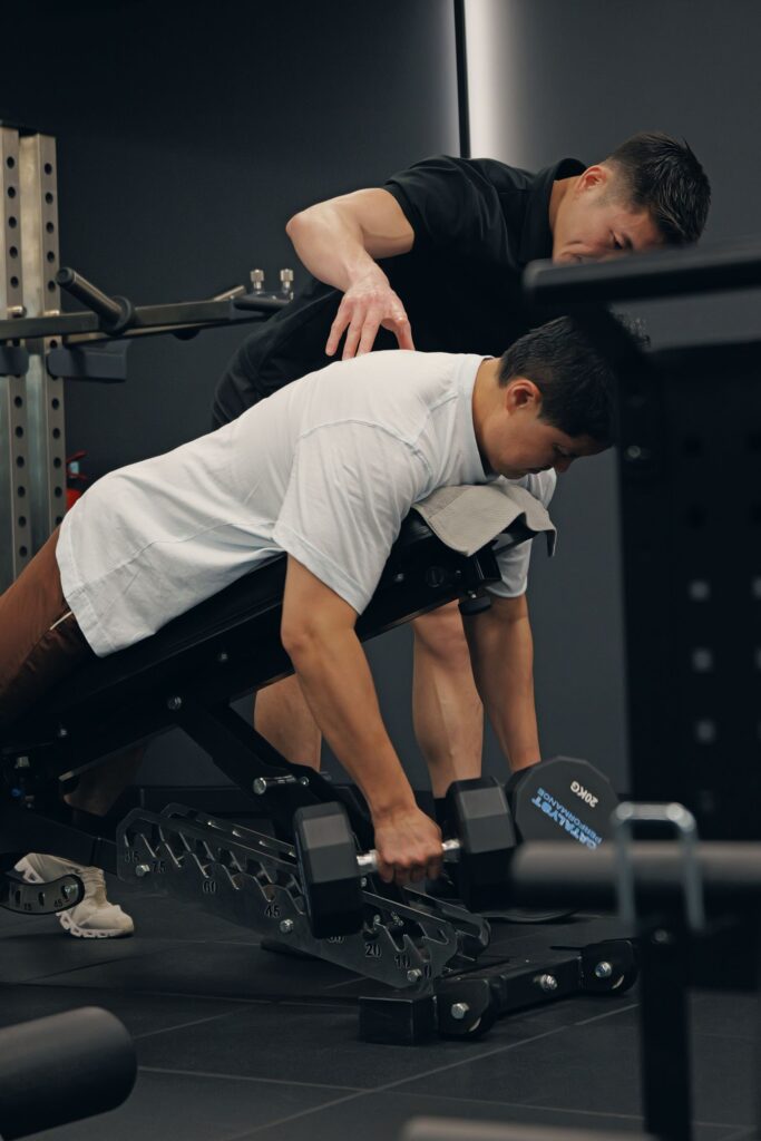 coached personal training session at Catalyst Performance, Singapore CBD